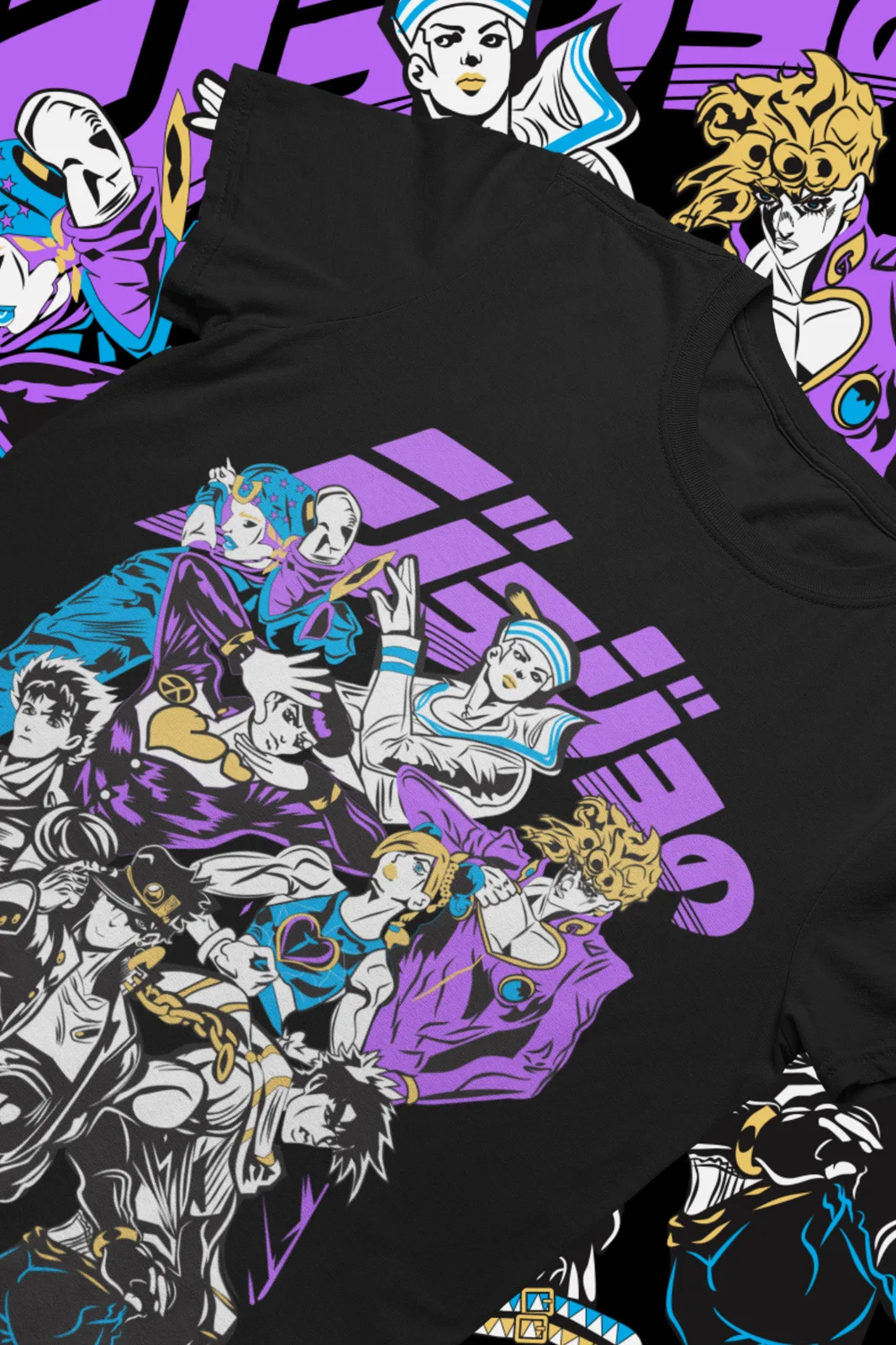 JoJo's Bizarre Adventure Shirt, Jotaro Kujo Shirt, Dio, Giorno, Joseph, Jonathan