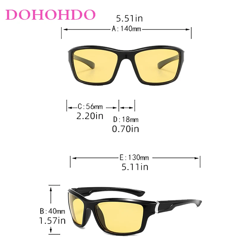 2026 مصمم الازياء القيادة الصيد الاستقطاب النظارات الشمسية امرأة الرياضة في الهواء الطلق للرؤية الليلية المضادة للوهج الرجال نظارات UV400 lrest