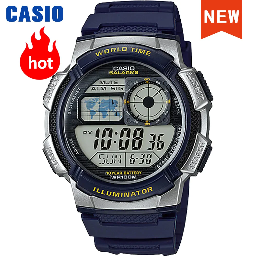 Casio watch for men top luxury set military 10-Year Battery Life 100m Waterproof digital watch sport quartz men watch relogio