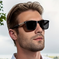 New Arrival Classic Polarized Square Fashion Sunglasses for Men Outdoor Sports Party Vacation Travel Driving Fish Man Sunglasses