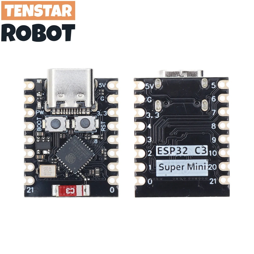 Placa de desarrollo TENSTAR ROBOT ESP32-C3 ESP32 C3 SuperMini WiFi Bluetooth