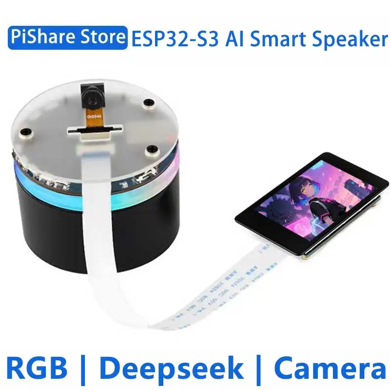

DeepSeek AI Voice Chat ESP32-S3 Box N16R8 Dual Microphones AUDIO Board Support External LCD/Camera AI deepseek