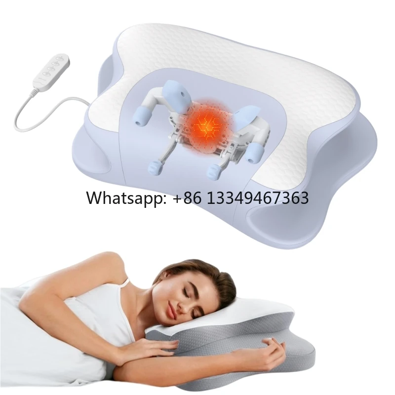 Healthpal Multifunction Neck Massage Pillow with Heating and Kneading Function