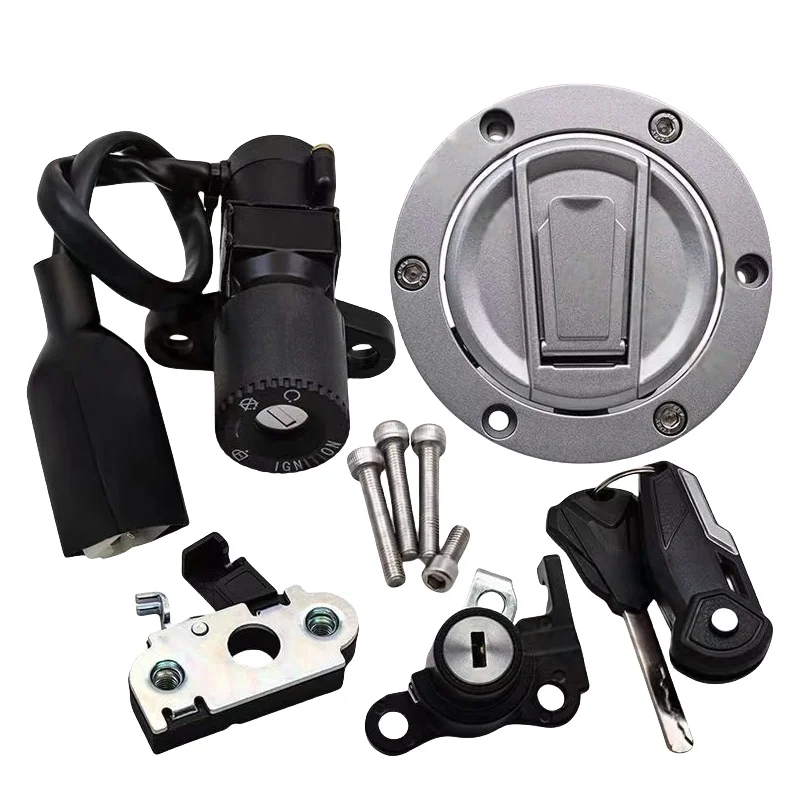 Ignition Switch Fuel Gas Cap Cover Seat Lock & 2 Keys For LONCIN VOGE  525AC 500AC 350AC voge 525ac  500ac  350ac