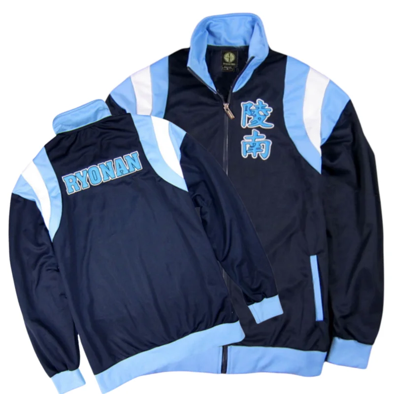 

Anime Ryonan Jacket Appearance Jersey UOZUMI IKEGAMI KASHINO SENDOH UEKUSA FUKUDA Basketball Outcoat Cosplay Zipper