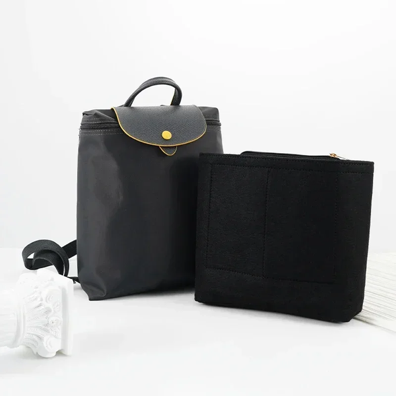 Bag Organizer Insert For Longchamp Backpack Le Pliage Black Liner To Organize And Store The Inner Bag Bag Support Accessories