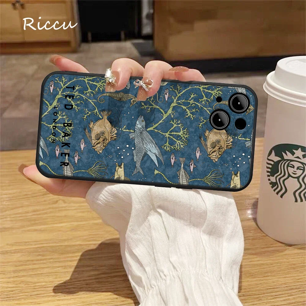 FOR IPhone 15 ultra Phone Case FOR IPhone 13 promax 11 12 Pro 14 Plus XR XS MAX Fashion Brand Flower Ted Design-Bakers Cover