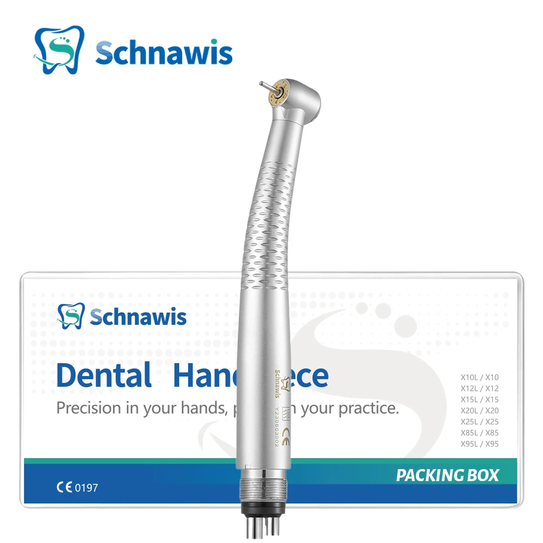 Dental High Speed Handpiece 5 Led Air Turbine Handpiece with 5 Water Sprays Cartridge Rotor Handpiece 2/4Hole Dentist Instrument