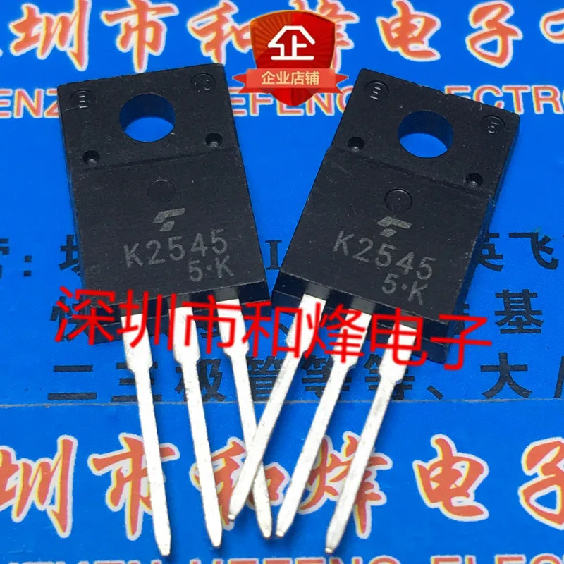 5 pieces K2545 2SK2545  TO-220F 600V 6A