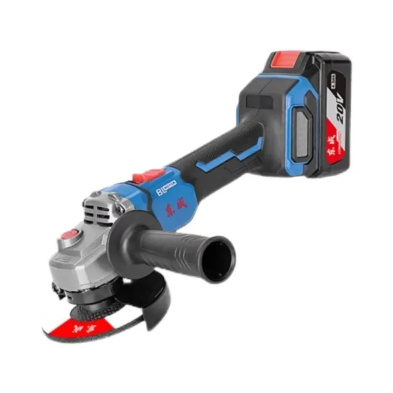 Dongcheng Brushless Cordless Battery-Powered Industrial Angle Grinder DCSM08-100 Multi-Function Cutter Polisher Household