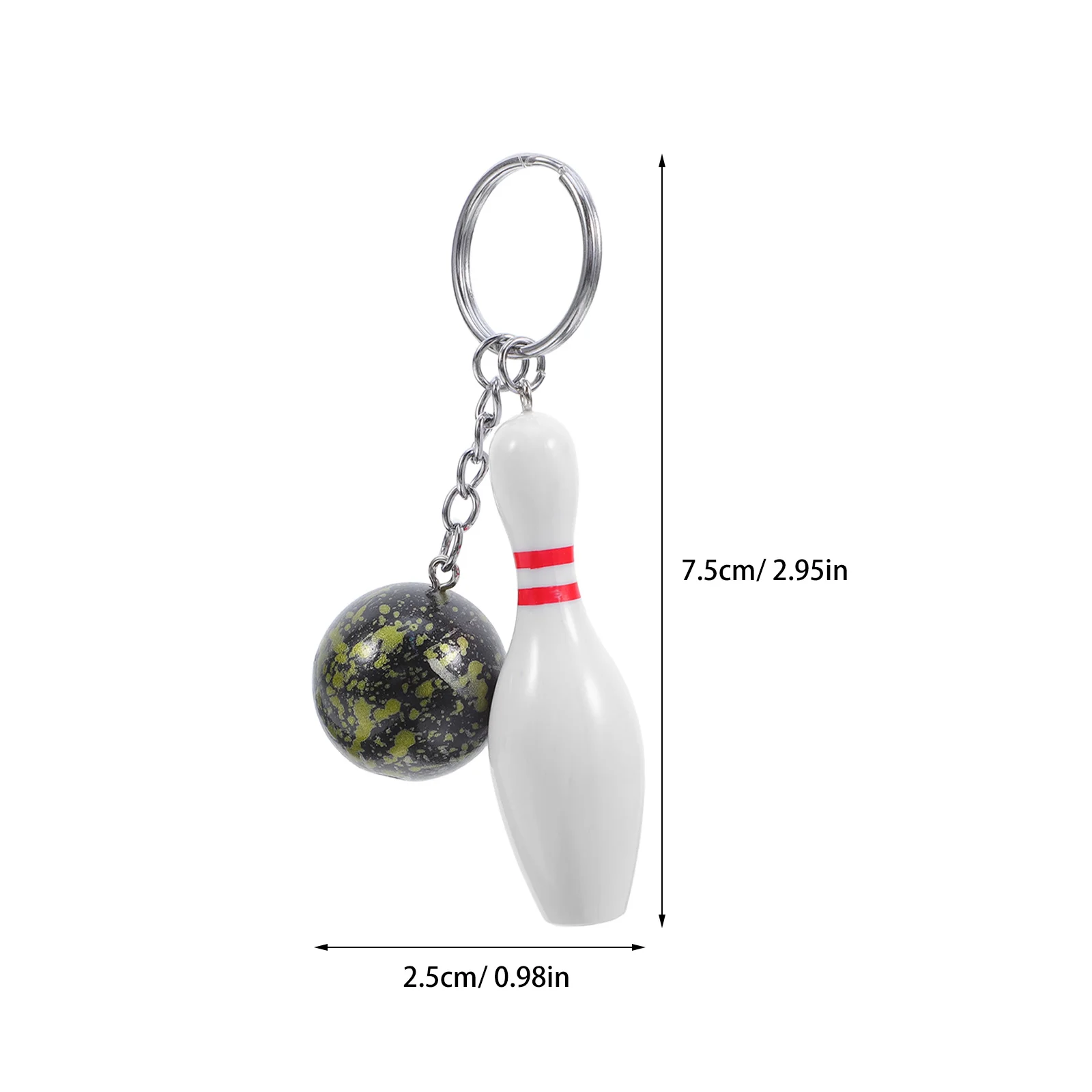 12 قطعة حقيبة ظهر صغيرة سلسلة المفاتيح حقيبة البولينج أكياس الحفلات دبوس السائبة سحر الكرة الهدايا التذكارية #2