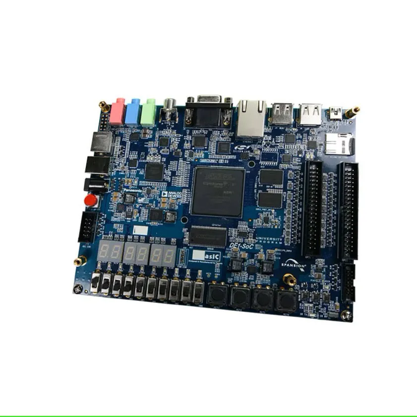 

OMDAZZ Educational DIY Kit Electronic FPGA Demo Board Altera CycloneV 5CSEMA5F31C6 DE1-SoC PCB Development with USB2.0 Host ADC