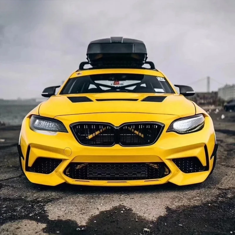 

New Style Front Bumper Rear Bumper Side Skirts Body Kit M2 Style 2 Series F22 F23 2014-2019 Car Bumpers