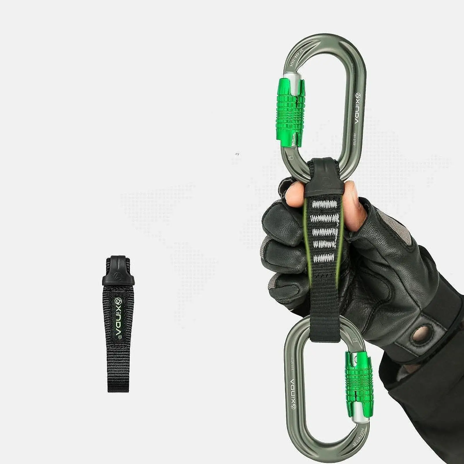 Quickdraw Climbing Polyester Connection Strap Ergonomic Flat Tape Rock Climbing Device for Field Operations