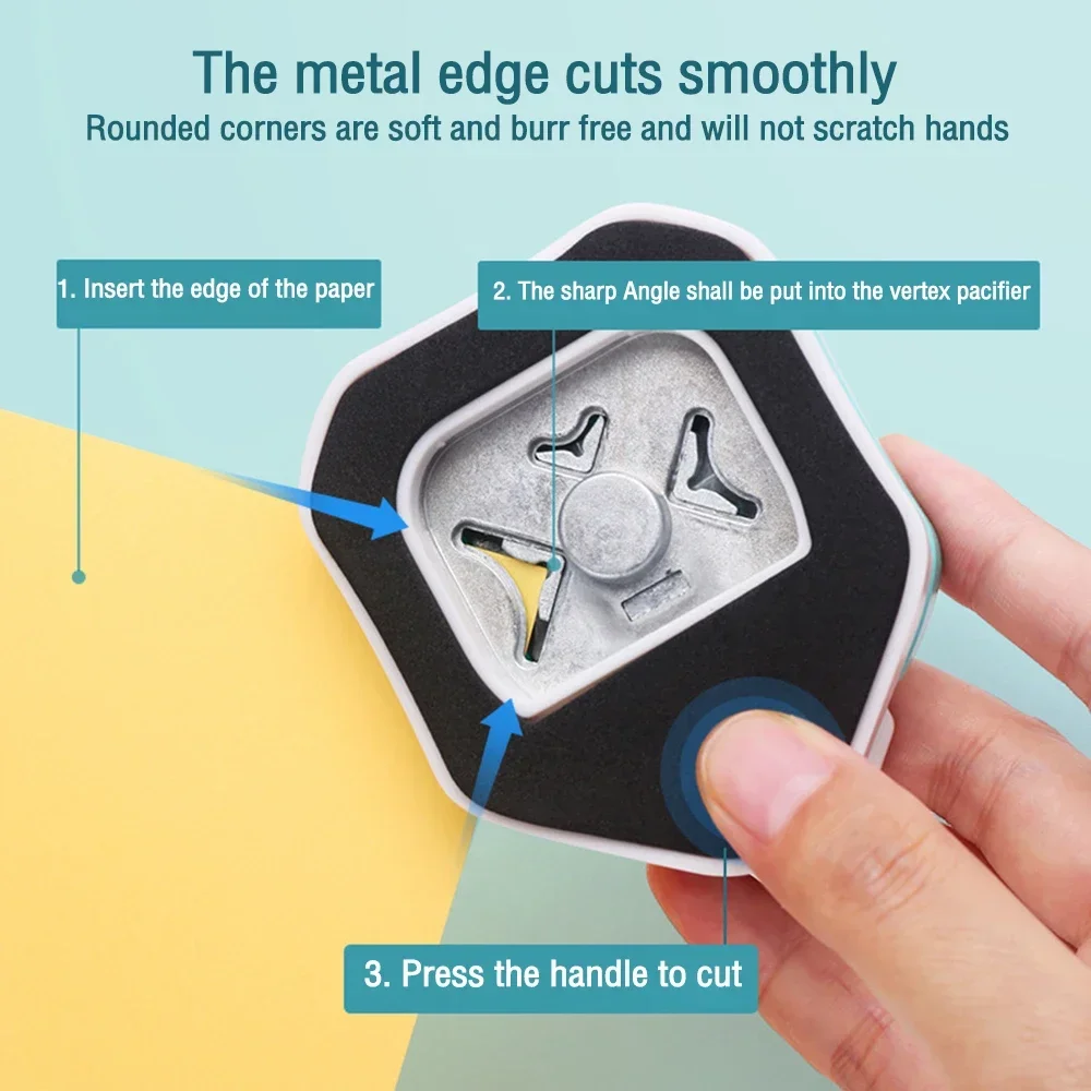 Three-in-one Corner Rounders Corner Embosser Corner Cutter, DIY Photo Card Business Card Cutter round Cutter Paper Cutter
