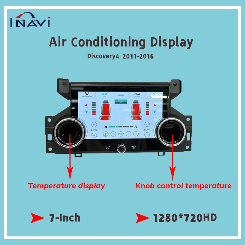 7"For Land Rover Discovery 4 2011-2016 LCD air conditioning automatic AC panel screen climate control Touch screen