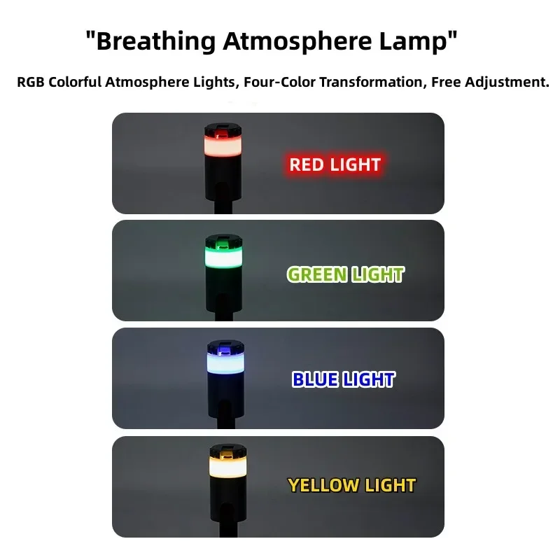 Mountainhiker 6000mAh LED Camping Lamp USB Rechargeable Lantern Outdoor Portable Telescopic Adjustable Color Remote ControlLight