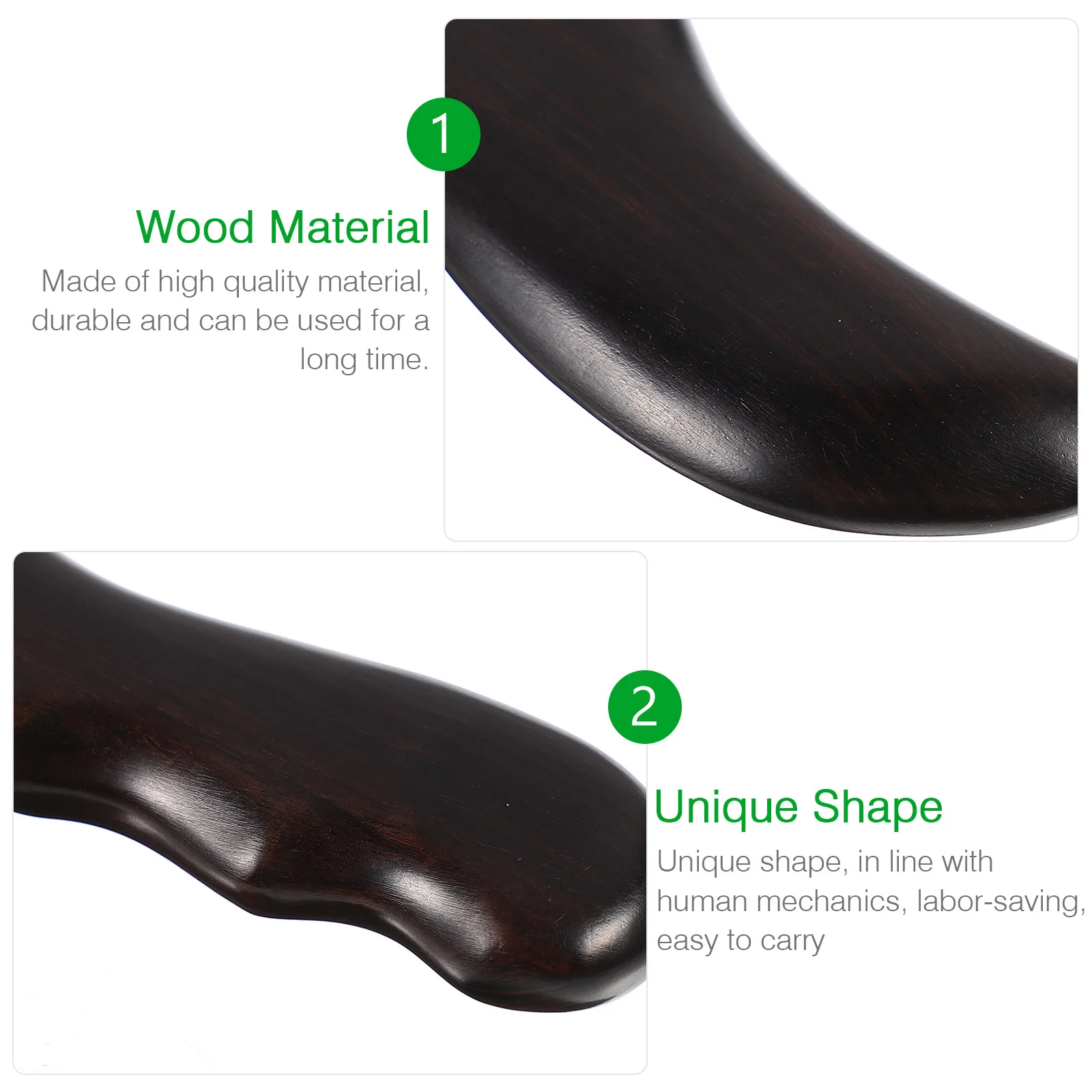 

Rosewood Gua Sha Board For Face Body Massage Skin Tightening Anti-Aging Scraping Tool Pain Relief Natural Wood Therapy