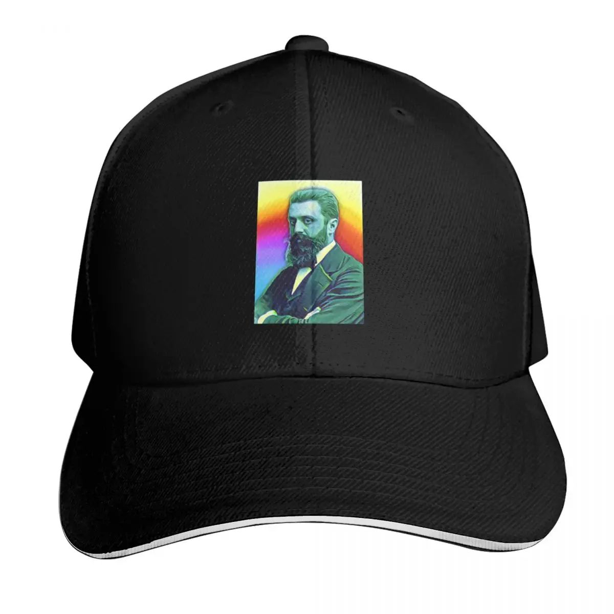 Theodor Herzl Artwork Theodor Herzl Portrait Theodor Herzl Wall Art Baseball Cap Men Women Casual Summer Sport Sun Cap