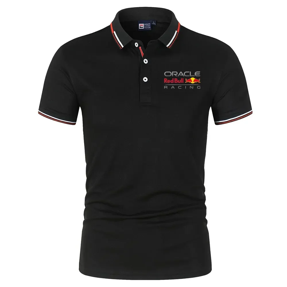 

Red Bull Racing Team Men's Polo, Men's Summer Short Sleeve Shirt, Oversized Polos, New Fashion 2025, Men's Clothing, Tops