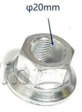 تنطبق على أجزاء الملحقات قطع غيار الرافعة الشوكية محور المحور الخلفي للعجلة 	 هيلي K75 Mnm-1325