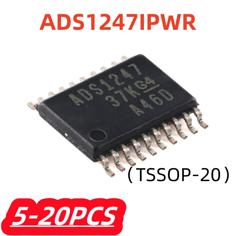 5-20pcs/lot 100% New ADS1247IPWR ADS1247IPWT ADS1247IPW ADS1247 TSSOP-20 original