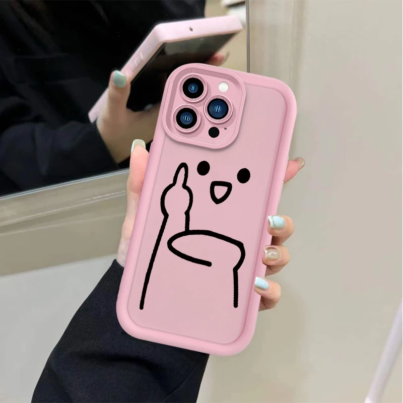 حافظة لهاتف آيفون 17 Air 16 16E 15 14 13 12 11 Pro Max X XS X S Max XR SE 2020 SE4 7 8 غطاء طباعة