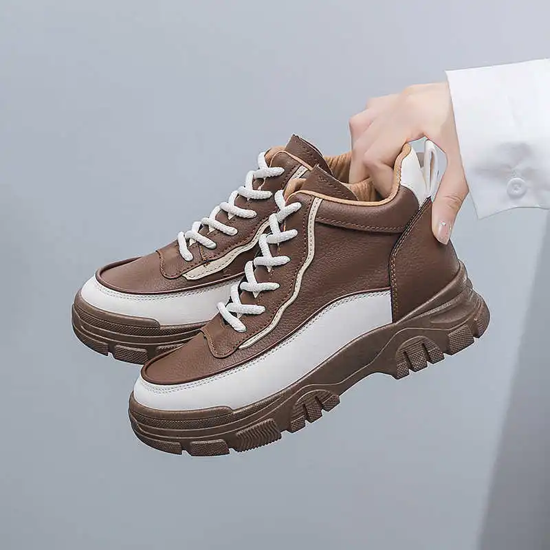 Tall Camp Women's Shoes Woven Beige Woman Sneakers Basket Sport High-level Kit Classic Sapatenis Teniss Practice Flatas