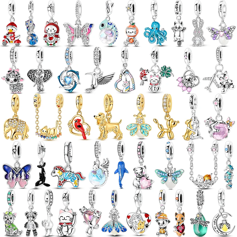 Hot Travel Airplane Camera Charms 2026 Suitcase Love Travel Life Bead 925 Sterling Silver Fit Bangle Bracelet Necklace Jewelry