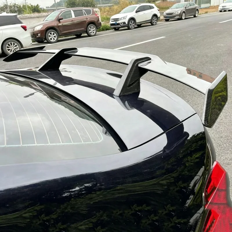 Auto Parts Lightweight Genuine Carbon Fiber GT Trunk Spoiler Bolted UV Treated For M3 M4 G80 G82 2021-2024