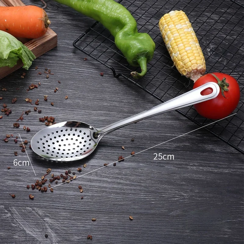 Small Colander Thickened Household Deep-Fried Dumpling Nooodle Spoon Kitchen