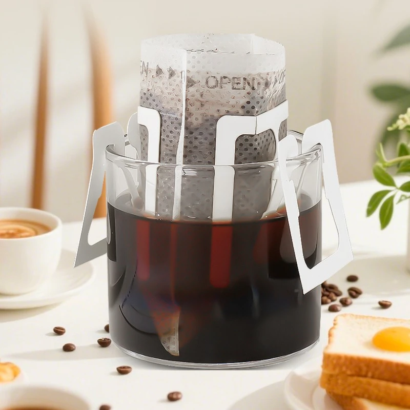 50/100pcs Portable Disposable Coffee Filter Bags - Easy-to-Use Hanging Ear Drip Design, Leakproof & Durable for Home, Travel - view 5