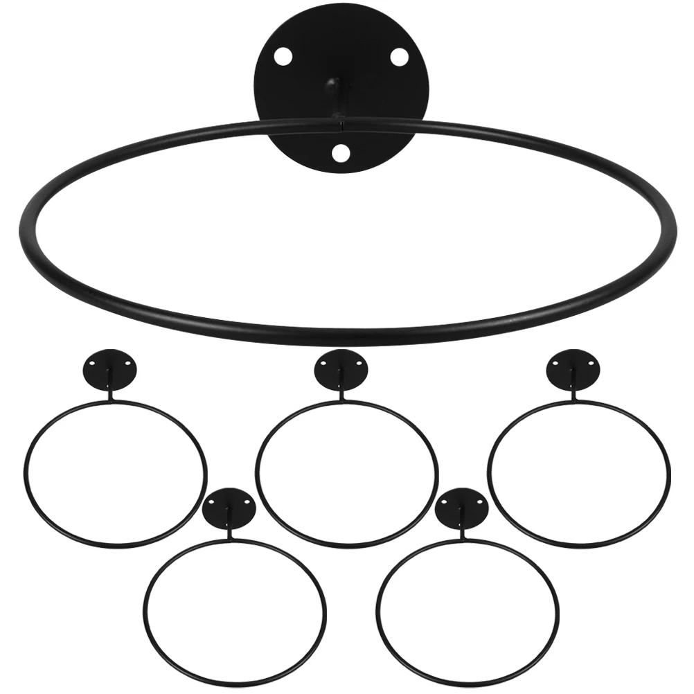 

6pcs Ball Storage Rack Basketball Soccer Holder Wall Mount Display Stand Home Gym Kids Room Sports Gear Organizer Multi