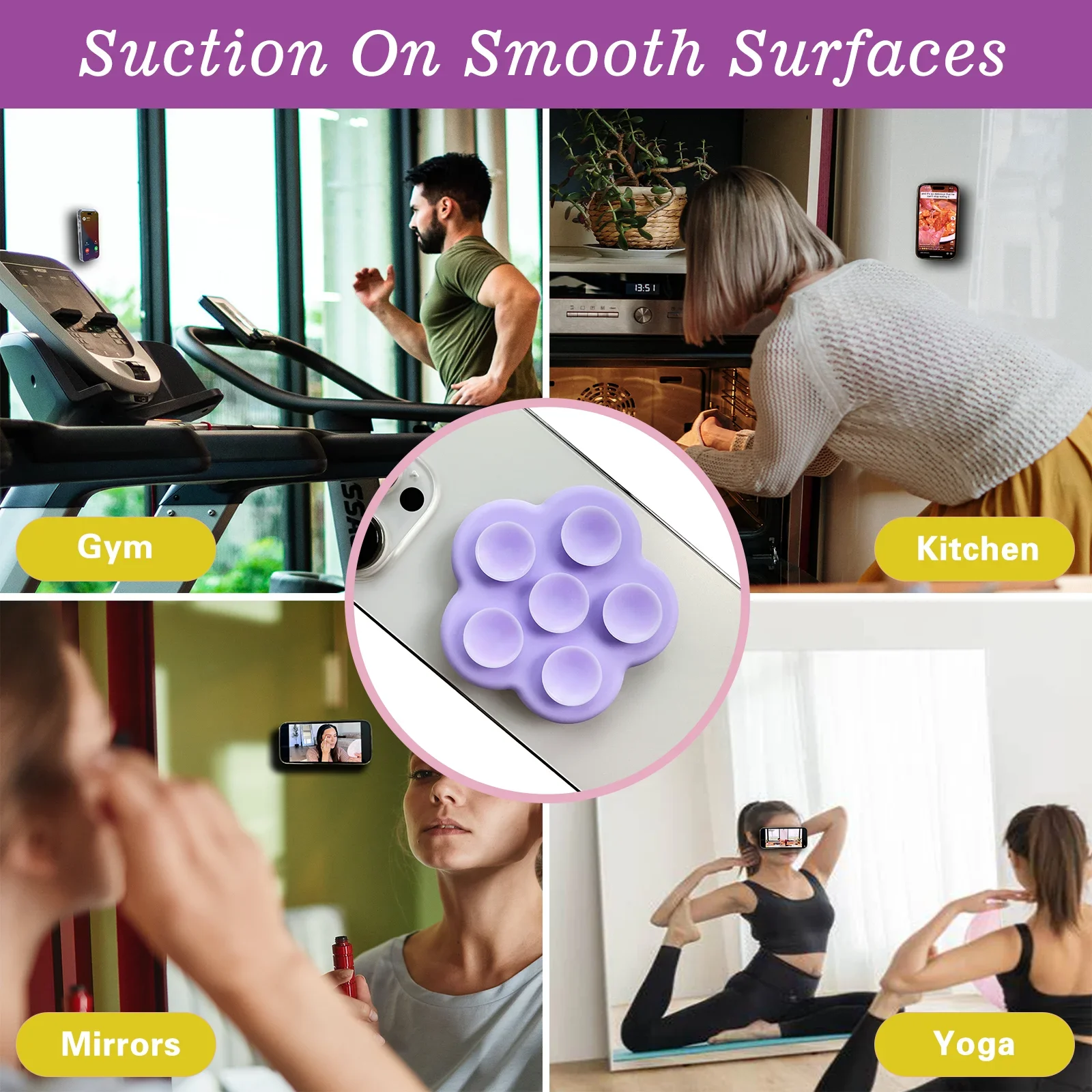 Blume Saugnapf Silikon Klebrige Telefon Griff Ständer für P-socket Top Griptok Halter Telefon Faltbare Ständer Finger Ring halterung