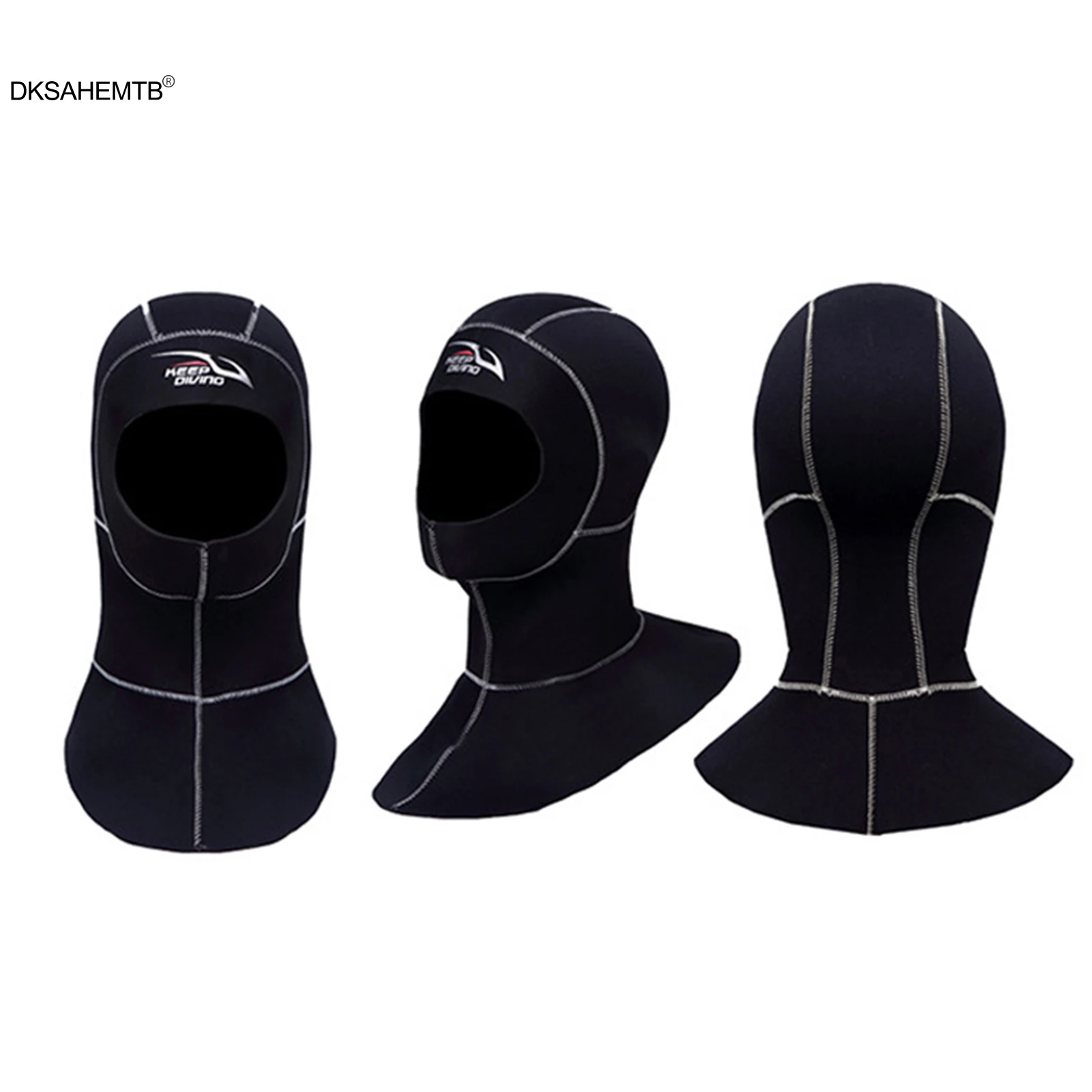 Gorro neopreno 3mm costuras reforzadas para pesca en agua fría - imagen 4