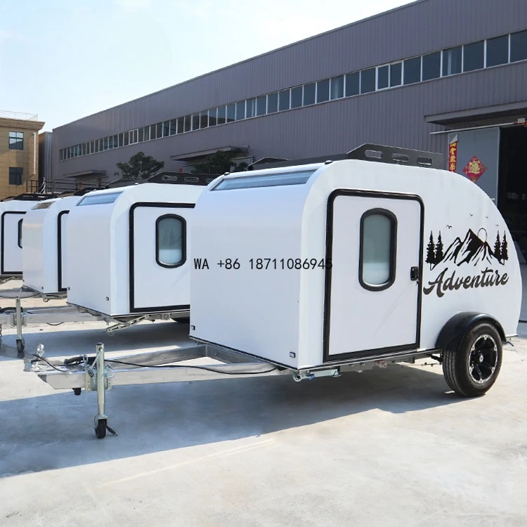 Budget-friendly Australian caravan Teardrop Camper Off-road Camper Trailer Small Car Camper Trailer