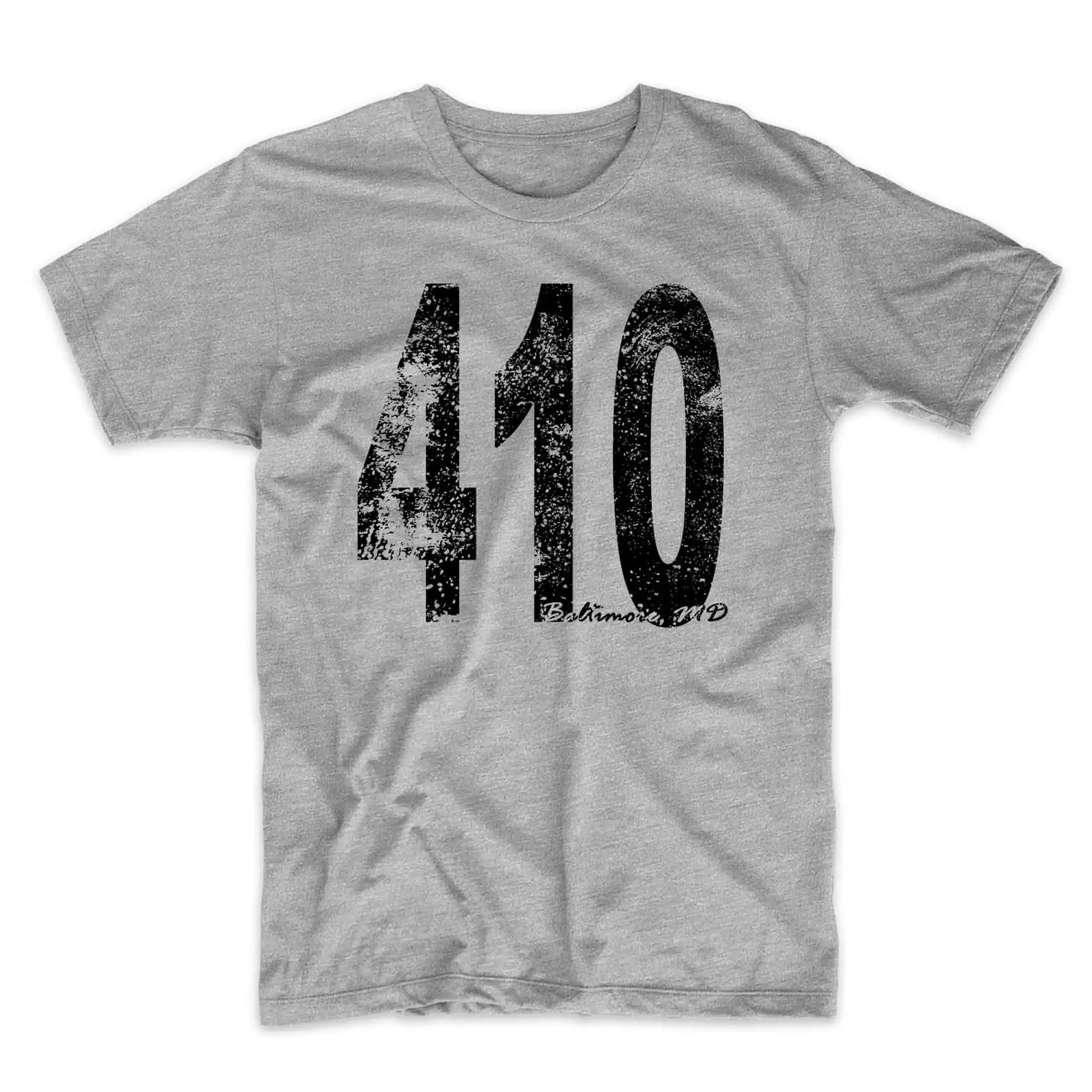 Retro Baltimore T Shirt Area Code 410 Maryland