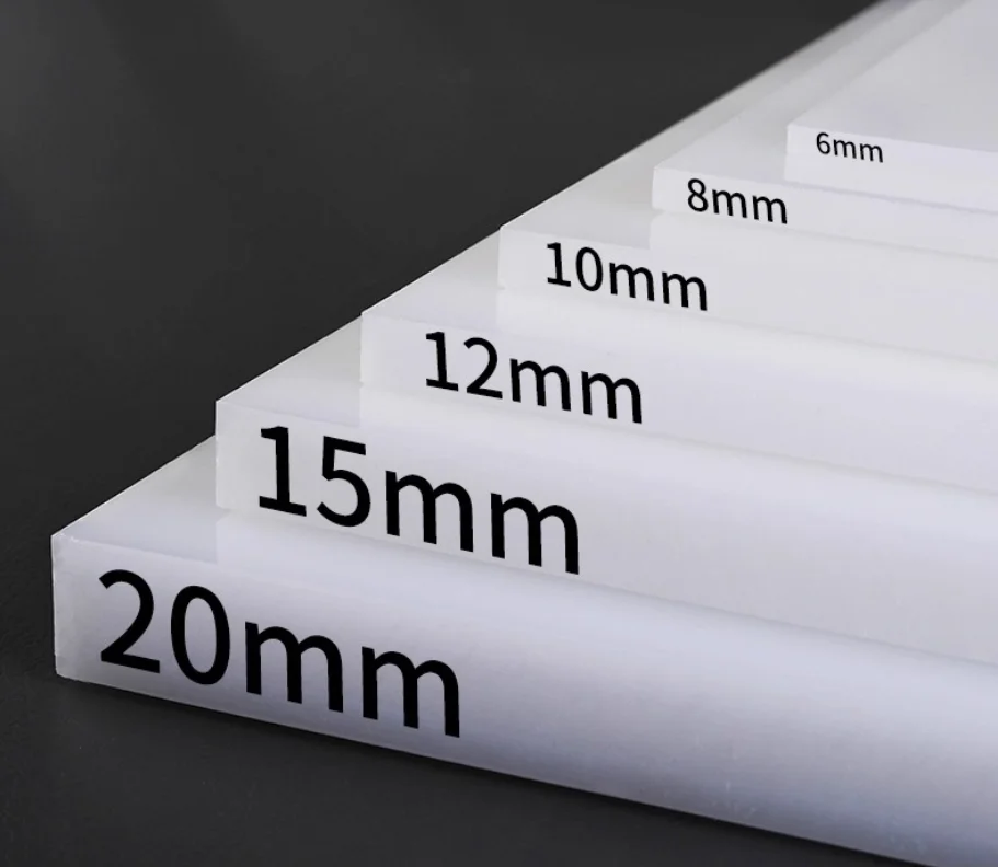 

White Polypropylene Square Board Polypropylene Sheets PP Plates Plastic Board Thickness 1 /1.5/ 2 /3/ 4 /5 /6 /8 /10/15/20mm