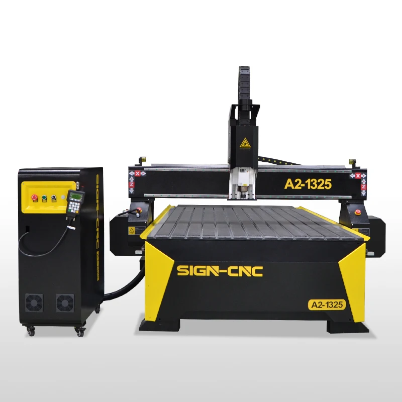 Direct Sales A2-1325 6KW AC Servo Motor CNC Router 0.05mm Positioning Accuracy 2-Year Warranty For Woodworking Furniture