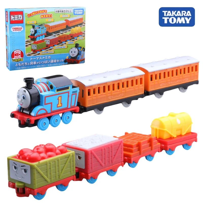 

TAKARA TOMY TOMICA Пассажирская транспортная коляска, набор из 7 предметов, игрушечная модель автомобиля из сплава, игрушка для мальчика, подарок для детей от 3 до 6 лет