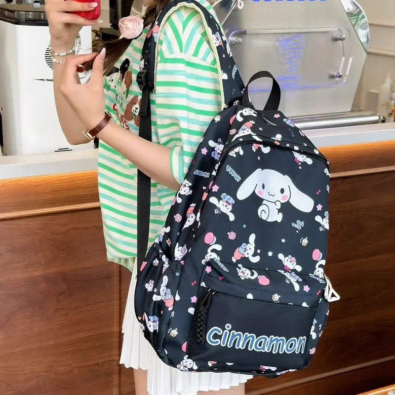 Sanrio New Cinnamoroll Babycinnamoroll Student Schoolbag Large Capacity Casual and Lightweight Cute Cartoon Backpack