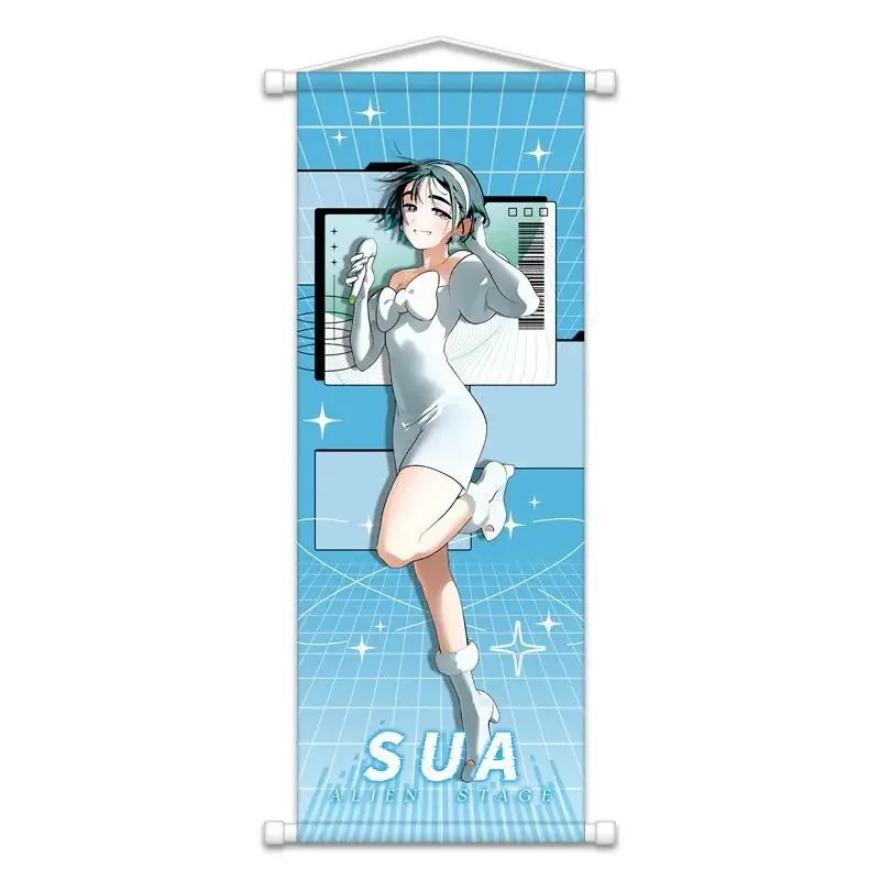 VIKAMA Anime Wall Tapestry Anime Idol Singer Print Scroll Wall Art Decorative Tapestry for Bedroom Dorm Living Room Japanese