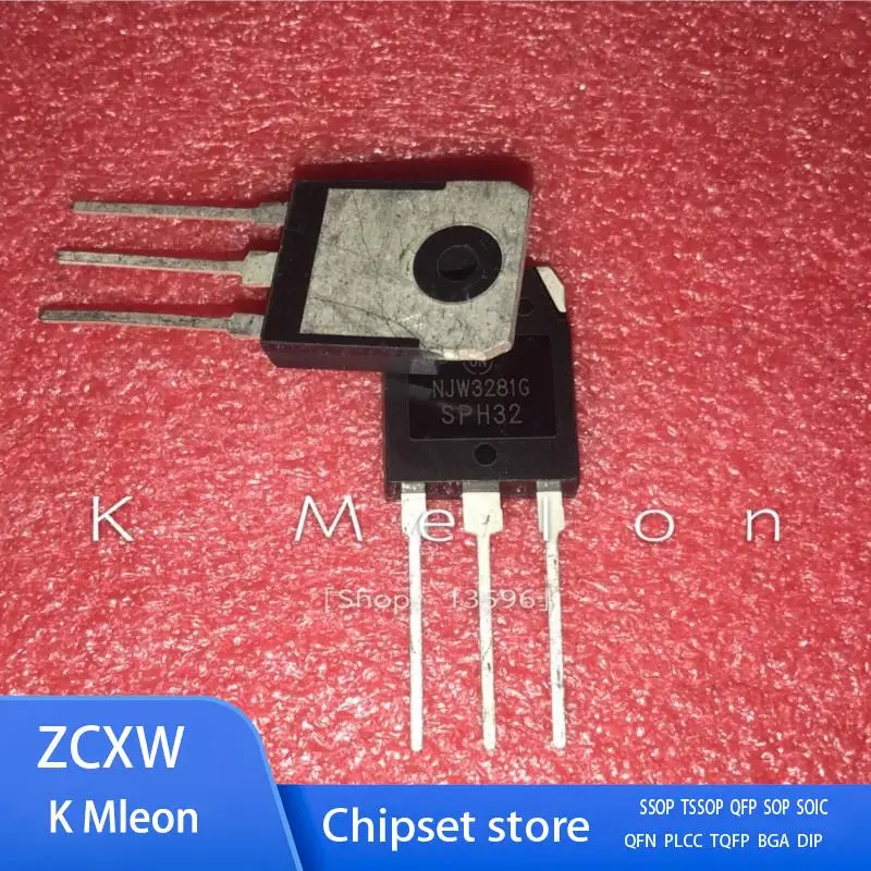 5Pairs NJW1302G NJW1302 + NJW3281G NJW3281 TO-3P 15A 250V 150W NPN PNP