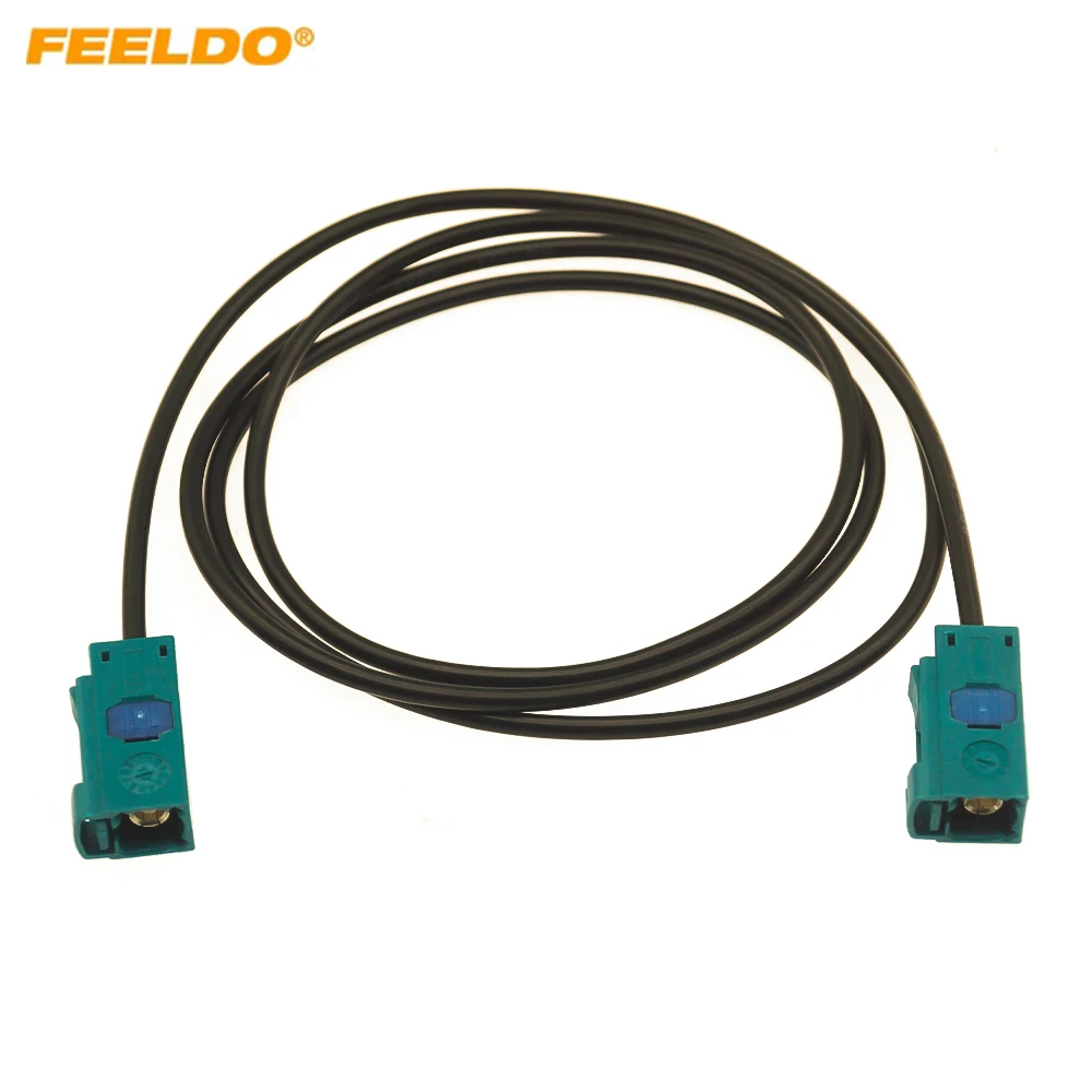 FEELDO Single Male Fakra To Male Fakra Antenna Extension Cable For Car Stereo Head Unit With Optional Length