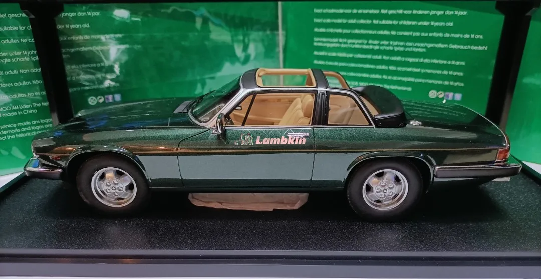 Cult 1:18 For Jaguar XJ-SC 1983 Metallic Green Coupe Model collectible miniature car model