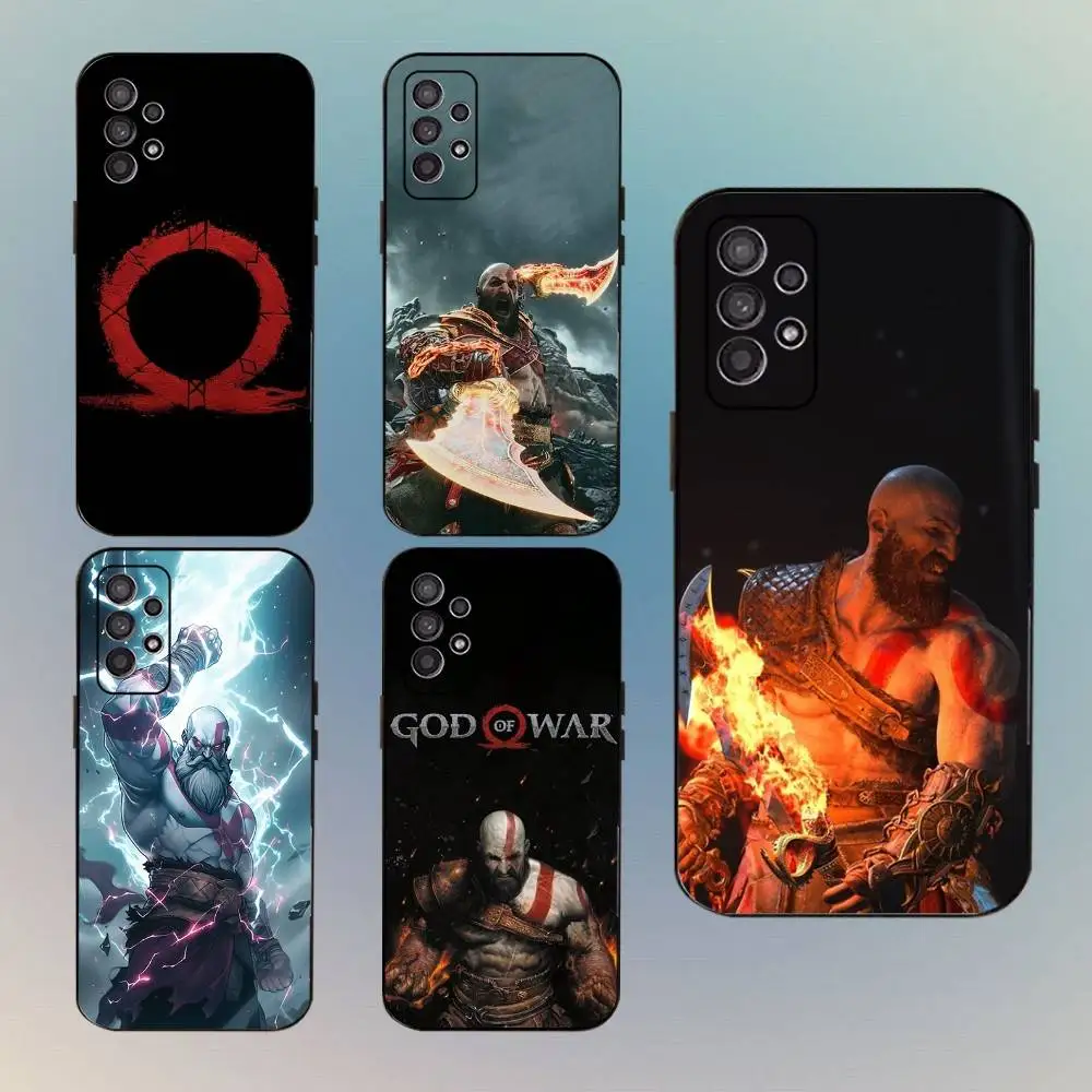 

Game God Of W-War Phone Case For Samsung Galaxy A13,A21s,A22,A31,A32,A52,A53,A71,A80,Soft Black Shell
