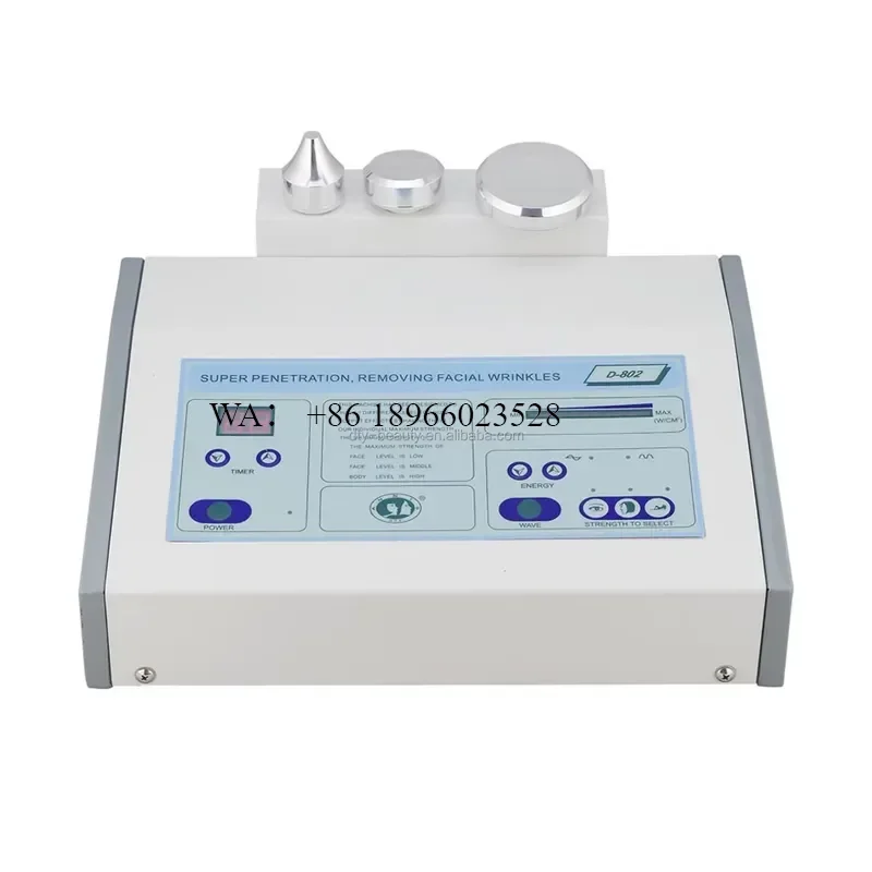 WMWMNU for DTY Portable 3 Probes Metal Micro Vibration Ultrasound Technology Beauty Apparatus Face Lifting Massager Facial