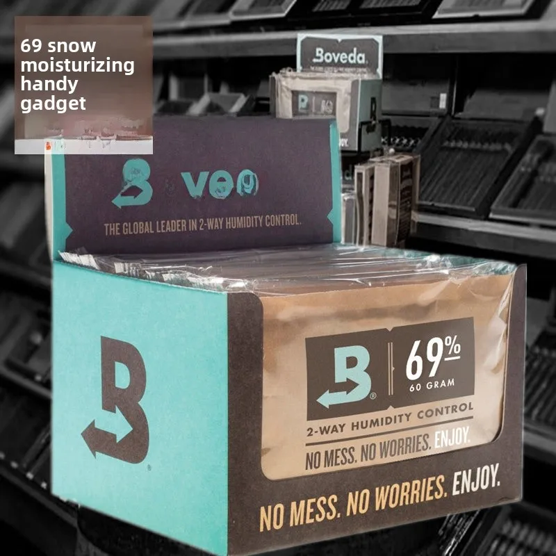 

Boveda Humidity Control Cigars Moisture Pack Bag 60g Full Box 62 65 Constant Humidity Tablets Cigar Care Accessories