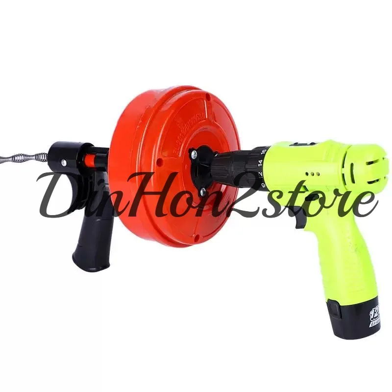 Kitchen Toilet Sewer Blockage Hand-Operated Pipe Dredger Drains Dredge Manual Drain Cleaner Device Hand Tool