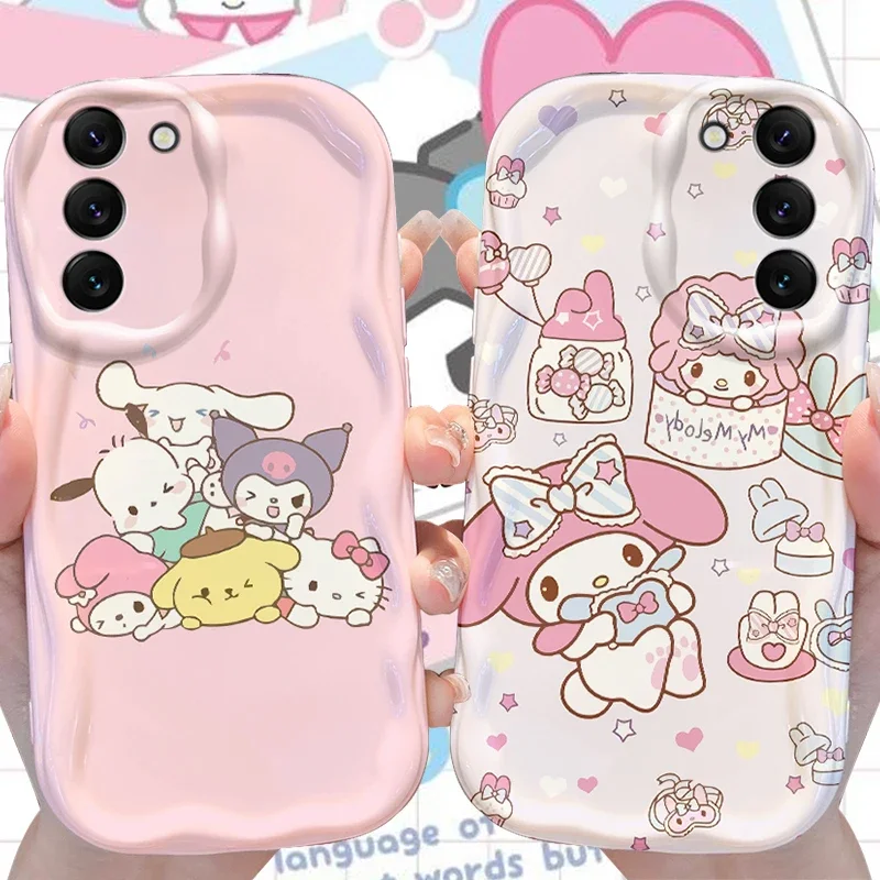 Sanrio Kuromi Melody Case for Samsung Galaxy A34 A33 A32 A31 A30 A20 A24 4G A23 A22 A21S A20S A14 A13 5G A12 A10S A04E A03 Cover